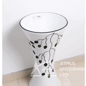 Belmonte sink and pedestal