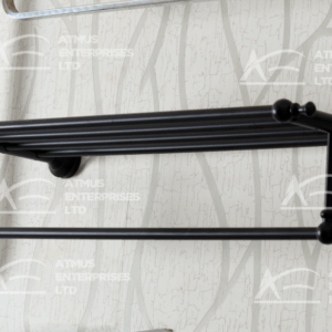 BLACK SHOWER ROD