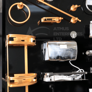 BRASS CLOACKROOM SET