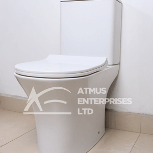 BUILDCOR 6223 Square-based Two Piece Toilet.