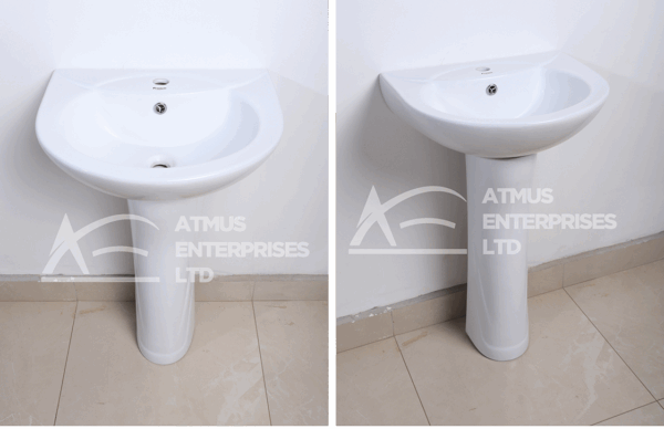 FRENCIA PB-828B Handwash Basin and Pedestal - Image 4