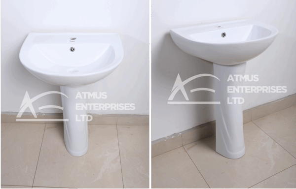 FRENCIA PB-778B Handwash Basin and Pedestal - Image 3