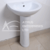 FRENCIA PB-828B Handwash Basin and Pedestal - Image 3