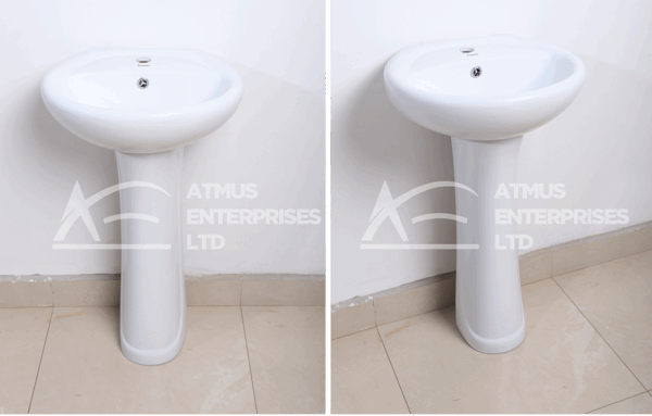 FRENCIA PB-207P Handwash Basin and Pedestal - Image 3