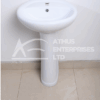 FRENCIA PB-207P Handwash Basin and Pedestal