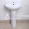FRENCIA PB-326P Handwash Basin and Pedestal