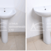 FRENCIA PB-326P Handwash Basin and Pedestal - Image 2