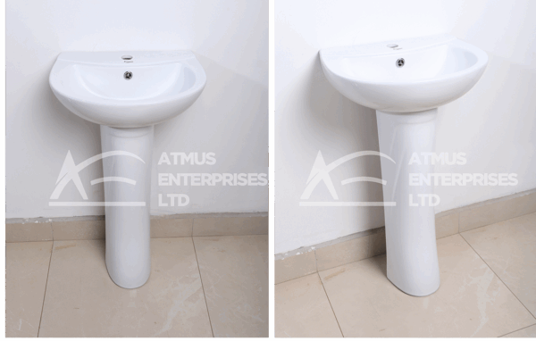 FRENCIA PB-326P Handwash Basin and Pedestal - Image 2