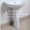 FRENCIA PB-778B Handwash Basin and Pedestal - Image 2