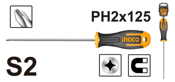 [HS68PH2125] HS68PH2125 PHILLIPS SCREWDRIVER S2 PH2 125MM