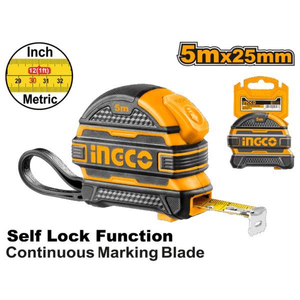 [HSMT08525] HSMT08525 STEEL MEASURING TAPE 5M