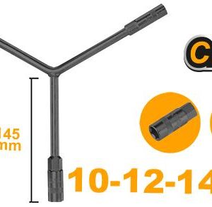 [HYSW101214] HYSW101214 Y-TYPE SOCKET WRENCH 10,12,14mm