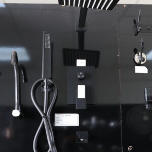 BLACK SHOWER SET