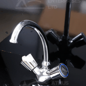 Double sided Dual-Knob Kitchen Mixer