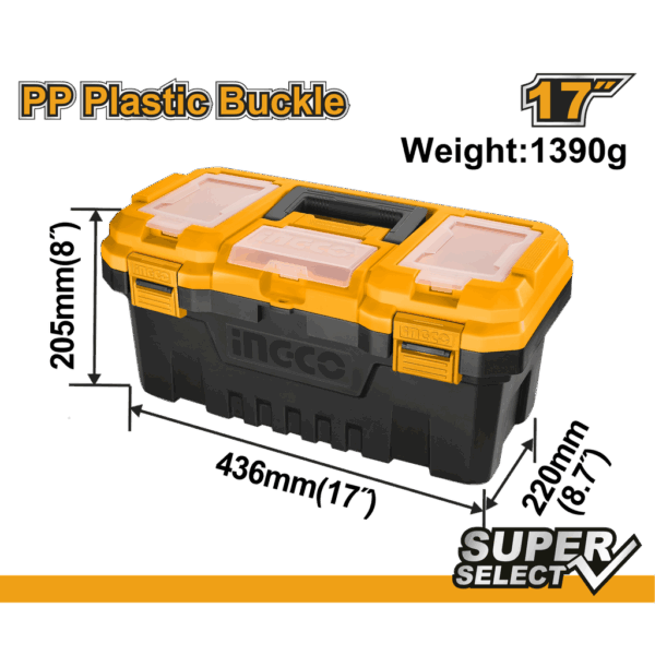 [PBX1701] PBX1701 17'' PLASTIC TOOL BOX ( TOP 50)