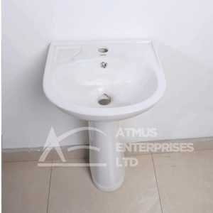SAWA CERAMICS 3 SINK AND PEDESTAL
