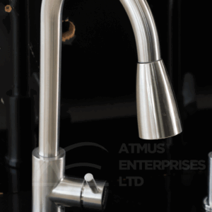 KS6026 SS304-Silver Kitchen Mixer with a Pull down Flex