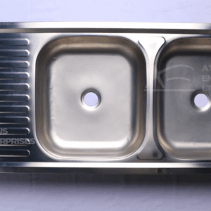 Double Basin Single Drain – Stainless Steel Kitchen Sink