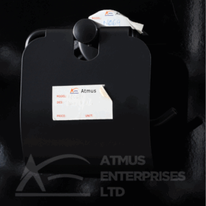 N069B- Black Tissue Holder with Cover